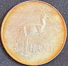 South Africa Silver  80 One 1 Rand 1967 Death Of Dr  Verwoerd