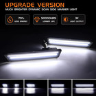 2011-14 Dodge Charger challenger Led Rear Bumper White Side Marker Lights Smoked