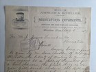 1897 Amsler   Schiller John Deere Dealer Letterhead Brenham Texas Buggy
