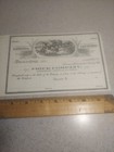 Frick Company Waynesboro Franklin Co  Penna  Stock Certificate  Shares 100 
