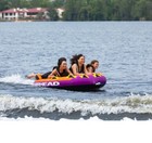 Airhead Sonic Jet 3 Rider Towable Tube Inflatable Water Sports Boat Tube