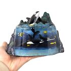 Dakin Artist Collection Wyland Amazing Orcas Killer Whale Collectible Sculpture