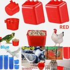 30 Cage Cups 1 Pint Hanging Feed   Water Cage Cups Chickens Poultry