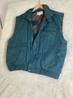 Greatland Mens Vintage Hiking Thick Lined Insulated Zip Up Vest Green Large