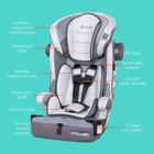 Baby Trend Hybrid Si 3-in-1 Combination Booster Car Seat With Side Impact Protec