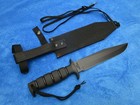 Original Vintage Ontario Usa Spec Plus Fighter Sp6-94 Dagger Knife And Sheath