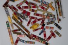 Large Lot Of Wwii Ribbon Bars Originals Wolf Brown Army Navy Marine Corps Aaf