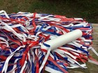 Show Your Team Support With New Red  White And Blue Or Red And White Pom-poms