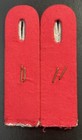 German Army Veterinarian Leutnant s Sew In Shoulder Boards  Very Rare   Mint 