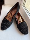 Jeffrey Campbell Studded Spike Loafers Black Leather Punk Us 5 5 Uk 3 5