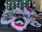 Girls Princess Birthday Tiara   Crown Assorted Designs Silver Pink Gold