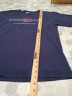 Vintage Us Marshal Hockey Sports T-shirt Navy Blue Men   s Size Large Majestic 