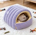 Winter Warm Cat Bed Warm Pet House Pet Sleeping Nest Thickening Warmth Soft
