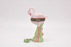 Porcelain Hinged Box - Flamingo W  Palm Tree - Midwest Cannon Falls