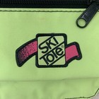 Vintage Ski Tote Fanny Pack Belt Bag Neon Green Pink Black Adjustable Rare   Rad