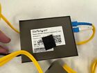 X2 Startech Gigabit Single Mode Fiber Ethernet Media Converter Sc 15km Mcmgbsc15