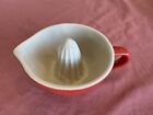Le Creuset Red Stoneware Juicer Reamer France