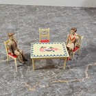 Vintage Dollhouse Furniture Lot Renwal Ideal Miniatures Figures Accessories