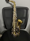 Selmer As300 Alto Saxophone Eb Gold Lacquer Brass W  Case Mouthpiece Strap