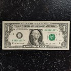 Fw Duplicate Serial Number Star Note B 09261327     One Dollar  1 Bill Error 2013