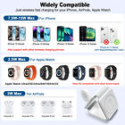 For Apple Watch Air Pods Iphone 3 In1 Wireless Charging Station Foldable Mat Pad