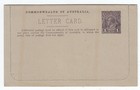 Kgv 1d Pictoral Letter Card Royal Mint West Perth Australia Unused 1915