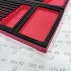 Snap-on Tools Red Foam Organizer For 57pc Sae   Metric Combination Wrench Set