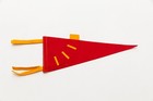 Vintage 1965 Mackinac Island Michigan Souvenir Felt Pennant 12 