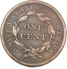 1842 Braided Hair Large Cent Large Date   Xf Details- Svn658