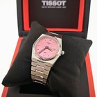 Tissot Prx 35mm Pink Dial Quartz Women s Calendar Watch T137 210 11 331 00 New