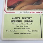 Original 1967 Playboy Playmate Pinup 12 Month Calendar Local Denver Advertising
