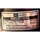 Vintage Craftsman 7-1 4  Worm Drive Saw With Case
