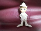 Vtg Set Of 3 Lefton Iridescent White Pixie Elf Whimsical Figures Japan  1 Evc