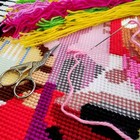 Abstract Needlepoint Kit For Adults And Beginners     Music Vibes 16           16    Wit   