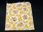 Best Vintage Feedsack Flour Sack Fabric Sweet Floral On Yellow 40s Remnant Quilt