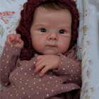 Full Silicone Body Reborn Baby Dolls Anatomically Correct Girl 18 Inch Realistic