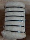 Large Vintage 33 Lb  Bale Of Raw Usa Cotton Burlap Wrapped 21in X 18in X 13in