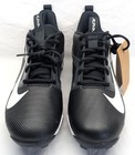 Men s Nike Alpha Menace 4 Shark Football Cleats - Black - Size 11 5 - New