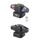 2pcs Laser Light Rgbw Led Moving Head Disco Stage Lighting Beam Dmx512 Party Dj