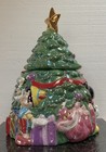 Vintage Disney Store Le Mickey   Friends Christmas Tree Cookie Jar 12  Rare
