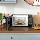 Mainstays 0 7 Cu Ft Countertop Microwave Oven  700 Watts  Black Ms8436127995-01