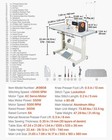 Industrial Sewing Machine Lockstitch Sewing Machine Set Jk9808