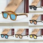 Vendome Jacques Marie Mage Retro Sunglasses Pink Frame Blue Lens Unisex 47mm