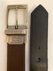 Levi   s Strauss Signature Leather Reversible Belt Men   s Sz 38 Black brown 