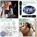 Pro 5 Channel Audio Mixer Mic Set For Live Streaming  Family Karaoke  Studio 