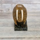 Vintage Native Inuit Soapstone Carving Signed Walrus Alaska Bryon L Amos 
