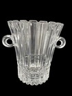 Leaded Crystal Parallel Vertical Cut With Handles Champagne Ice Bucket