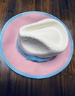 Cross Border Color Block Wool Design Felt European Fedora