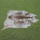 100  Real Natural Area Cow Hair On Cowhide Skin Floor Rug Carpet 64 x58   Cc1413