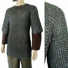Large  Chainmail Shirt Flat Riveted  flat Washer Habergeon Photoshoot Ch02